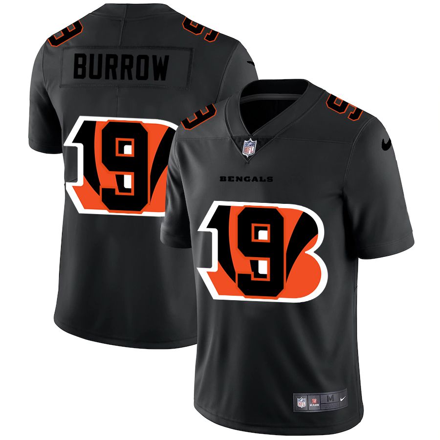 Men Cincinnati Bengals #9 Burrow Black shadow Nike NFL Jersey->seattle seahawks->NFL Jersey